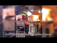 एल्यूमिनियम शेल मीडियम फ्रीक्वेंसी इंडक्शन मेल्टिंग फर्नेस अधिकतम 1900 डिग्री सेल्सियस