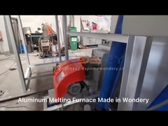 1400 डिग्री औद्योगिक धातु पिघलने वाली भट्टी कॉपर स्क्रैप टिल्टिंग प्रकार क्रूसिबल भट्टी