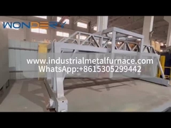एक गड्ढे प्रकार गर्मी उपचार भट्ठी के लिए कवर शिफ्टिंग फ्रेम