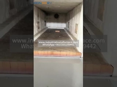 गैस से चलने वाली बोगी फायर फर्नेस कार तल गर्मी उपचार फर्नेस