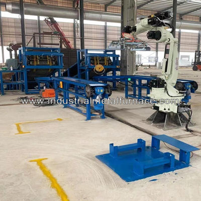 खरीदें सीमेंस रोबोट 1200 मिमी के साथ 6.5 किग्रा स्वचालित एल्यूमीनियम पिंड स्टैकिंग मशीन ऑनलाइन निर्माण