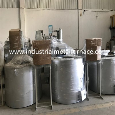 खरीदें 500kg/H 1000KG झुकाना औद्योगिक धातु पिघलने भट्ठी एल्यूमीनियम पिघलने प्रेरण online manufacture
