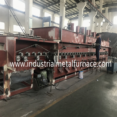 फास्टनर बोल्ट नट के लिए 750 किग्रा / घंटा निरंतर गैस मेष बेल्ट हीट ट्रीटमेंट फर्नेस