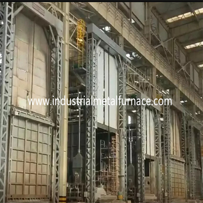 गैस से चलने वाली औद्योगिक कार बॉटम फर्नेस, बोगी चूल्हा फर्नेस 7200 × 2200 × 1800 मिमी