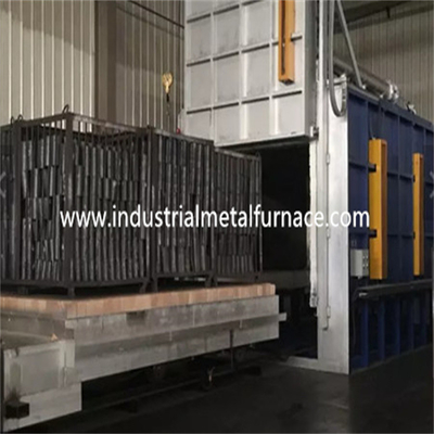 शाफ्ट और उपकरण 1500 × 800 × 800 मिमी के लिए 1400 ℃ इलेक्ट्रिक हीट ट्रीटमेंट फर्नेस कार बॉटम फर्नेस