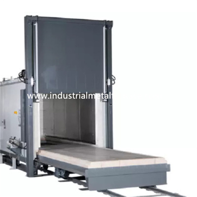 बोगी चूल्हा हीट ट्रीटमेंट फर्नेस टिल्टिंग ट्रॉली 65KW 18 टन 1100 * 550 * 450