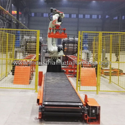 रोबोट एल्युमिनियम इनगॉट स्टैकिंग मशीन Siemens पूरी तरह से कावासाकी