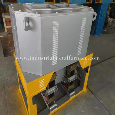 ग्रेविटी कास्टिंग 500 किग्रा / एच के लिए 200KW टू बाथ इंडक्शन कॉपर मेल्टिंग फर्नेस