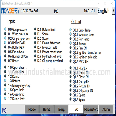 380V 3P 50ZH पीएलसी नियंत्रण एल्यूमीनियम संरचना पिघलने की भट्ठी