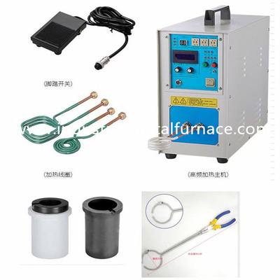 IGBT 6kg 8kg इंडस्ट्रियल इलेक्ट्रिक गोल्ड मेल्टिंग मशीन