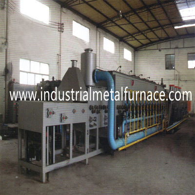 220kW 300KG / H फोर्जिंग पार्ट्स मेष बेल्ट फर्नेस उच्च तापमान बेल्ट कन्वेयर फर्नेस