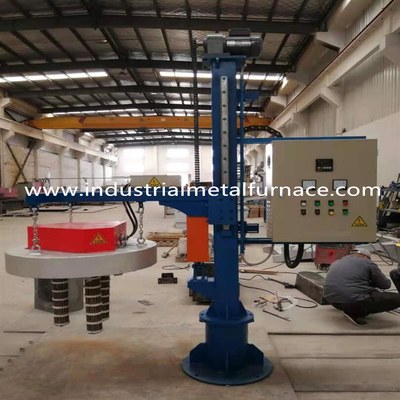 350kg 18KW एल्युमिनियम होल्डिंग फर्नेस ऑटोमैटिक इलेक्ट्रिक वर्टिकल लैडल प्रीहीटर CE