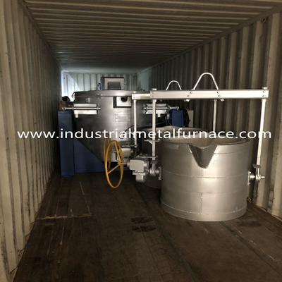 350kg 18KW एल्युमिनियम होल्डिंग फर्नेस ऑटोमैटिक इलेक्ट्रिक वर्टिकल लैडल प्रीहीटर CE